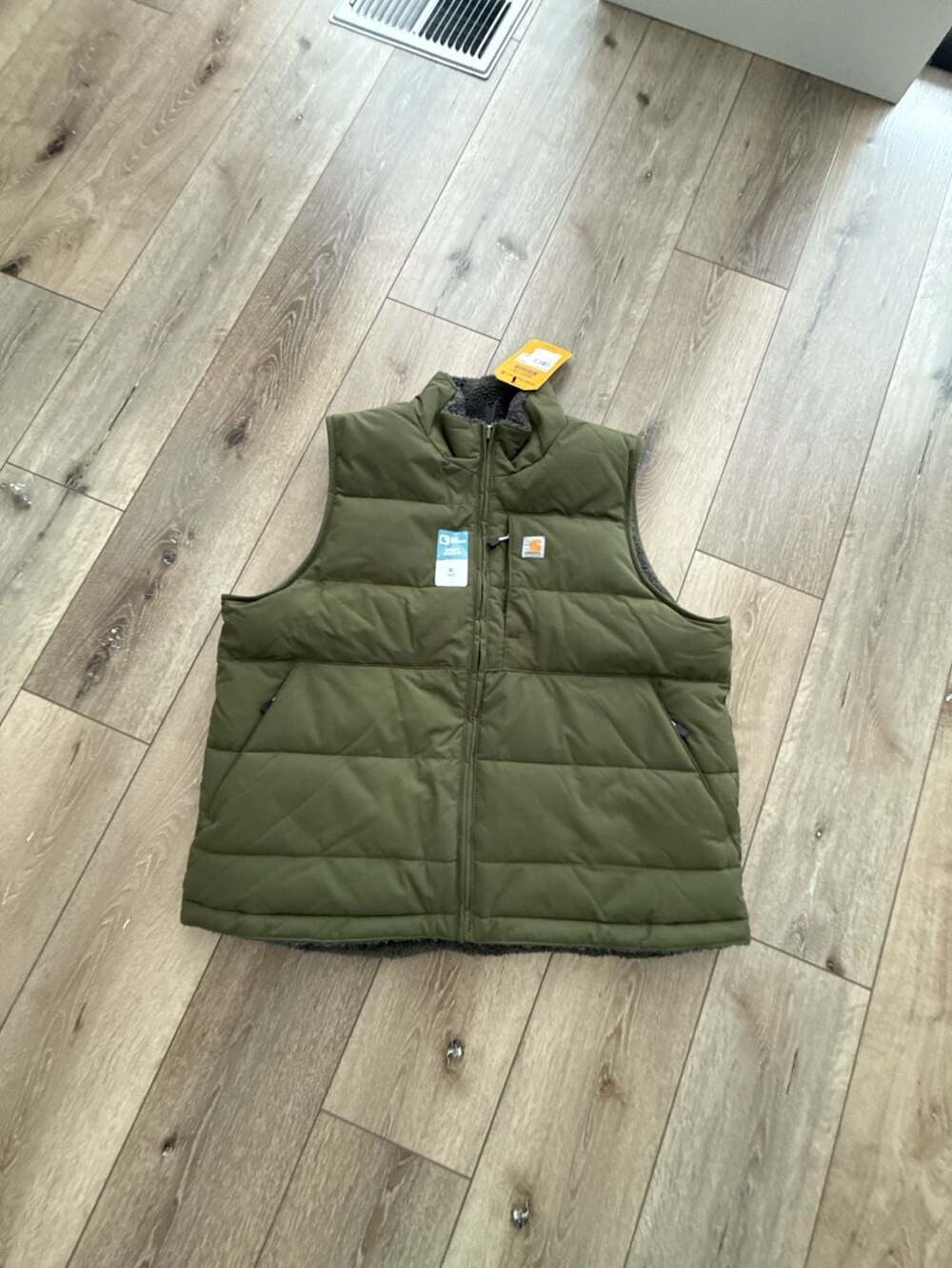 Carhartt Women's Montana Relaxed Fit Insulated Reversible Vest Size XL (16-18) O